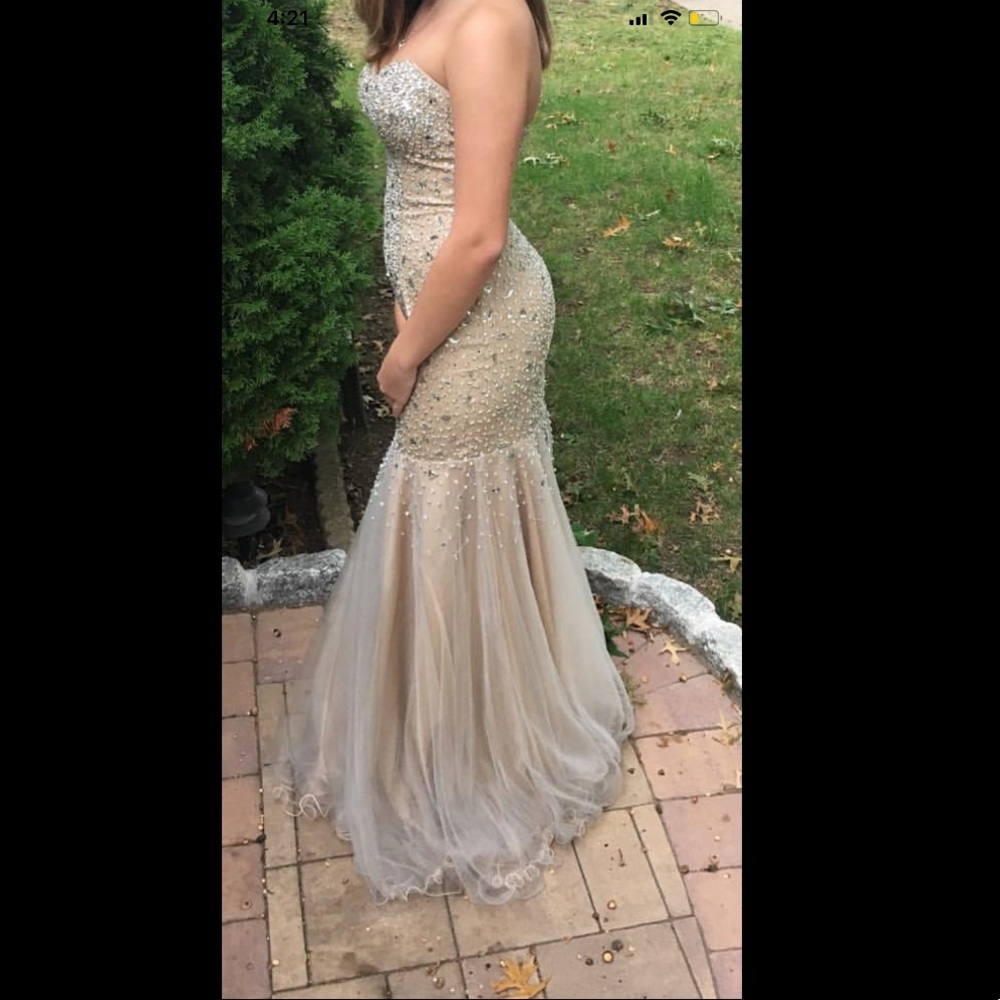 Nude Prom Dress